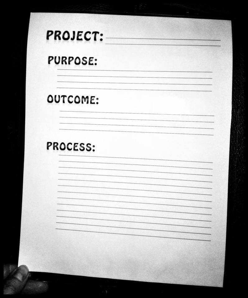 Purpose Outcome Process
